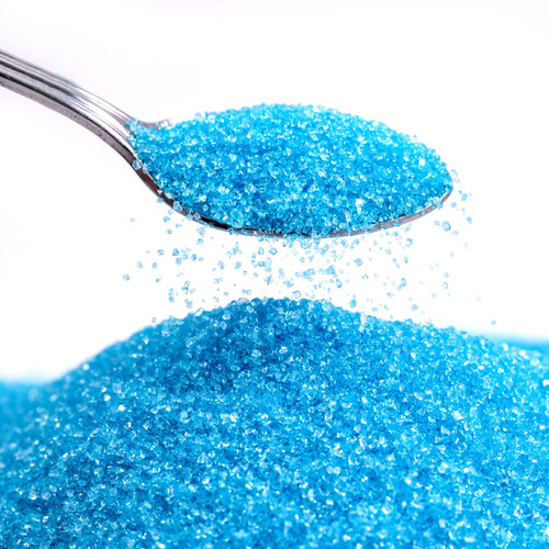 شکر رنگی آبی ( شکر خوراکی )|شکر آبی
