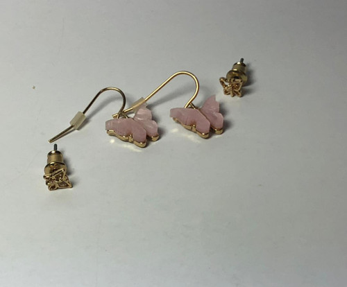 پک دو عددی گوشواره پروانه برند accessories
