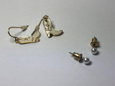پک دوعددی گوشواره کفش و مروارید میخی برند accessories