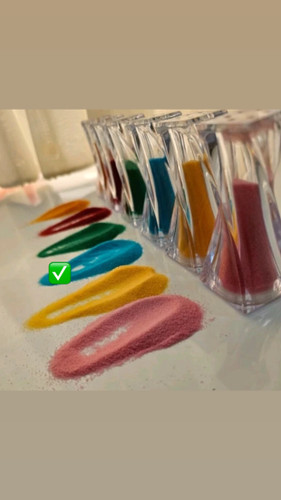 نمک رنگی خوراکی | نمک آبی