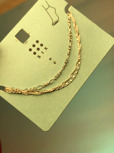 پابند زنجیری برند |پابند دو لاین |پابند۲لاین|پابند نقره ای