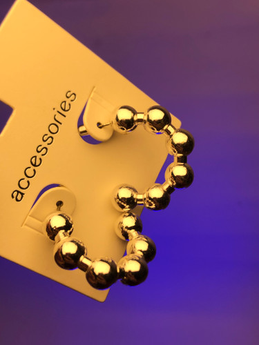 🫧گوشواره ترند |گوشواره نیم حلقه نقره ای|گوشواره سیلور |گوشواره گوی