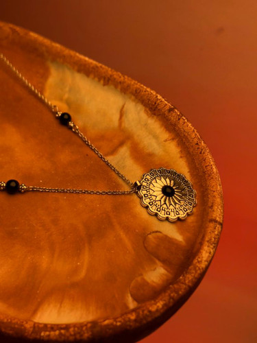 گردنبند دولاین|گردن بند ۲لاین|گردنبند سیاه قلم|زنجیر مهره دار|زنجیر نقره ای سیاه|گردنبند پینترستی دولایه