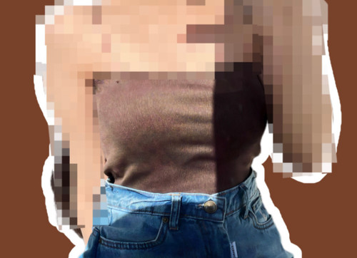 کراپ تاپ پرنسسی|کراپ تاپ بند ماکارون کبریتی کشی|کراپ بند باریک|کراپ قهوه ای موکا پاییزی|کراپ تاپ قهوه ای موکا