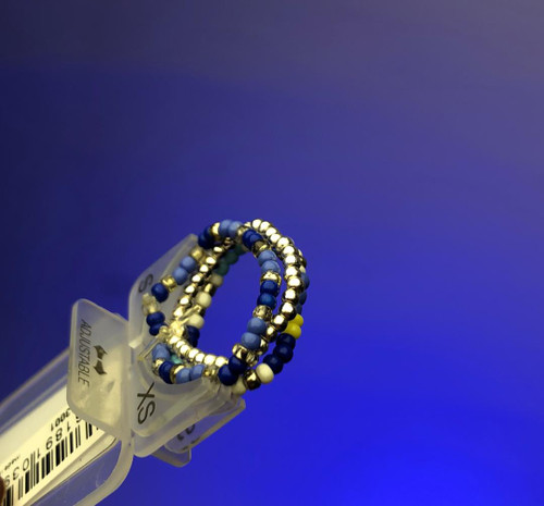 انگشتر پکی چندتایی|پک انگشتر ۳ تایی|انگشتر مهره ای|انگشتر قابل تنظیم سایز|انگشتر آبی