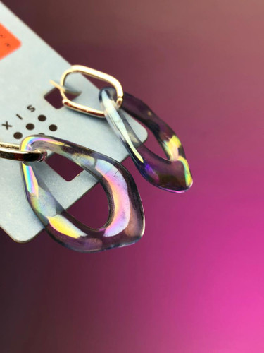 🎀گوشواره پینترستی|گوشواره فانتزی|گوشواره پاستیلی آبی صورتی|گوشواره آبرنگی صورتی|گوشواره آبرنگی آبی|گوشواره صورتی پاستیلی|گوشواره آبی پاستیلی|