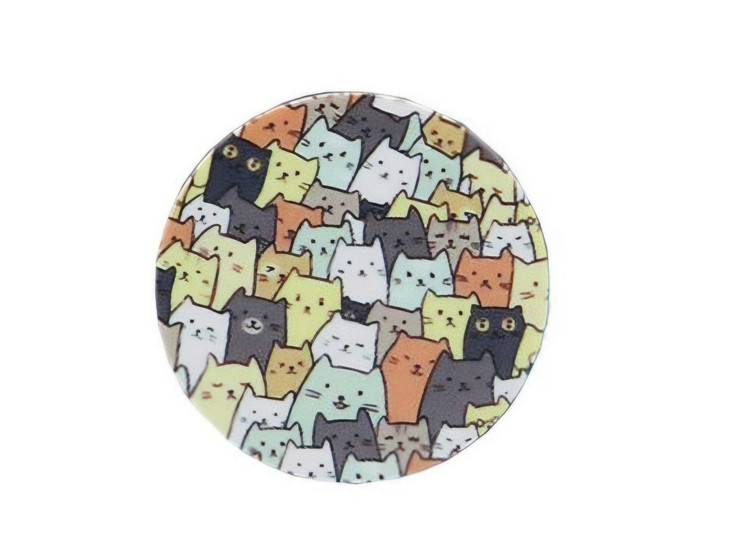 پایه نگه دارنده گوشی موبایل پاپ سوکت مدل mini cats گربه دخترانه فانتزی