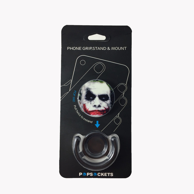پایه نگه دارنده گوشی موبایل پاپ سوکت مدل joker جوکر فانتزی به همراه پاپ کلیپ (نگهدارنده)