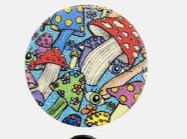 پایه نگه دارنده گوشی موبایل پاپ سوکت مدل قارچ mushroom فانتزی