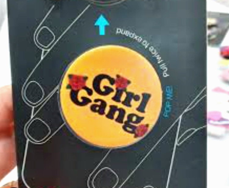 پایه نگه دارنده گوشی موبایل پاپ سوکت مدل girl gang دخترونه گنگ فانتزی